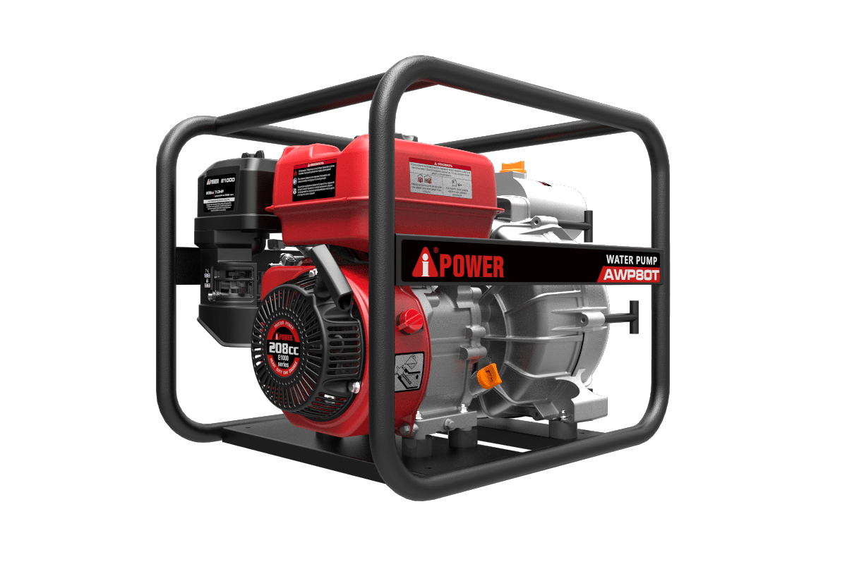 Бензиновая мотопомпа A-iPower AWP80T
