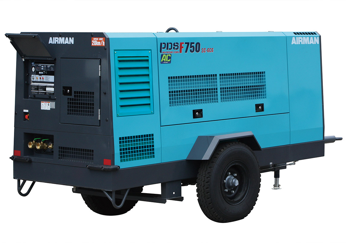 Дизельный компрессор Airman PDSF750SC-6C6