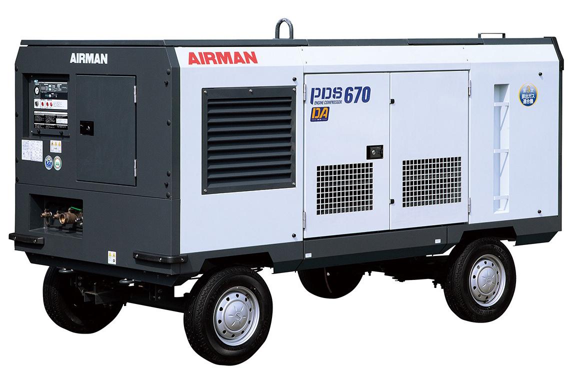 Дизельный компрессор Airman PDS670SD-4C5