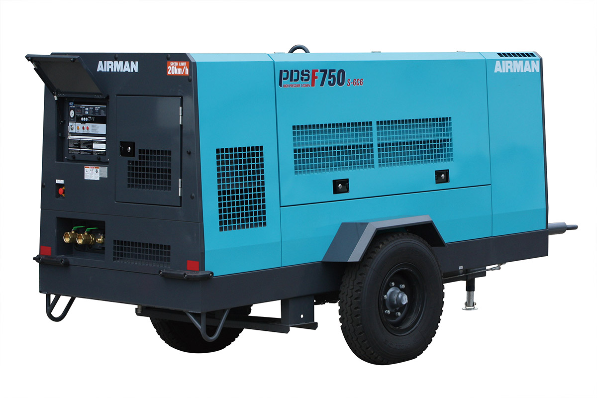 Дизельный компрессор Airman PDSF750S-6C6