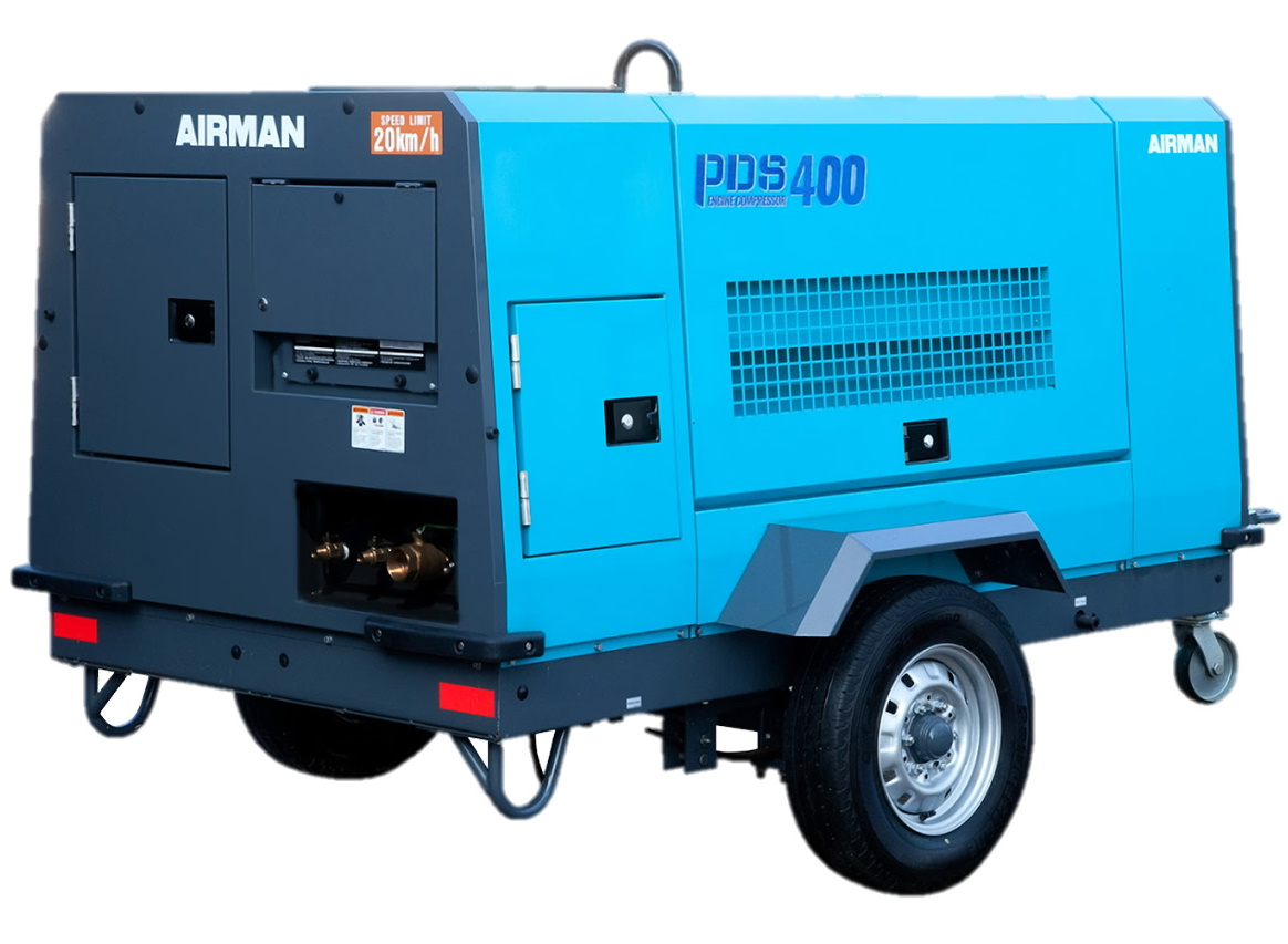 Дизельный компрессор Airman PDSF330DPC-W 7 бар