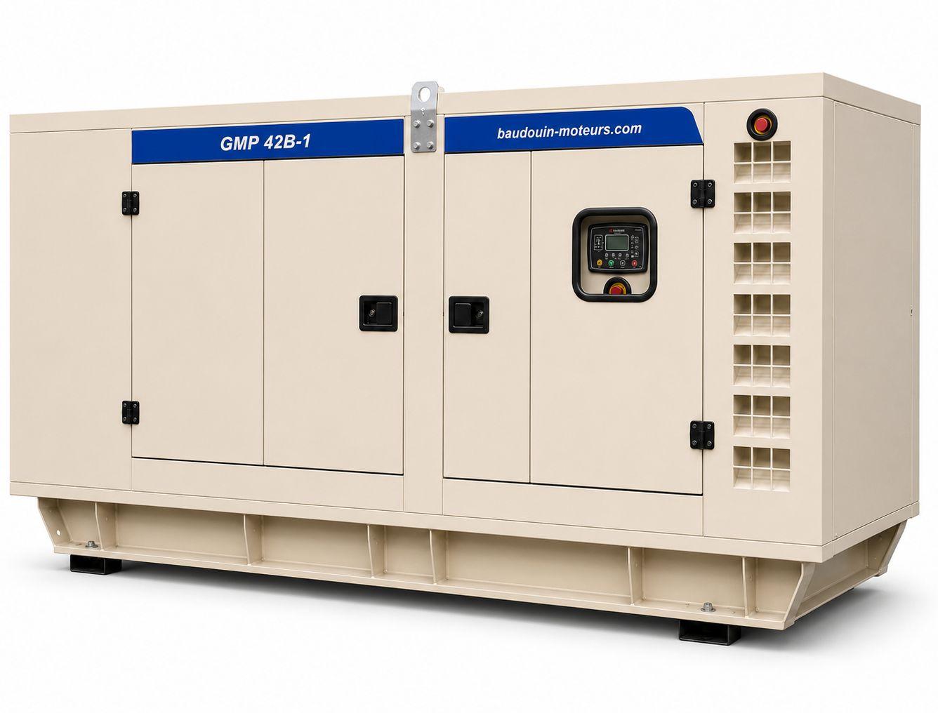 Дизельный генератор Baudouin GMP 42B-1 в кожухе