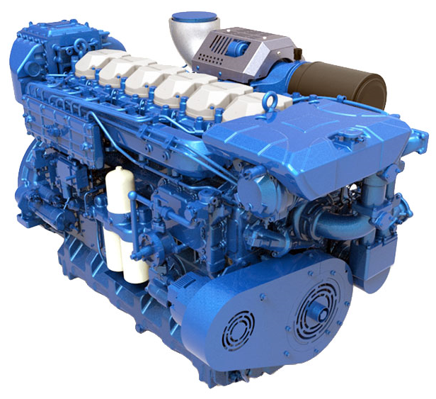 Судовой двигатель Baudouin 6 M26.3 P2 (485 кВт)