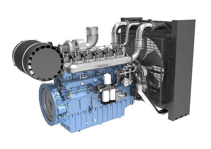 Дизельный двигатель Baudouin 6M26D484E200