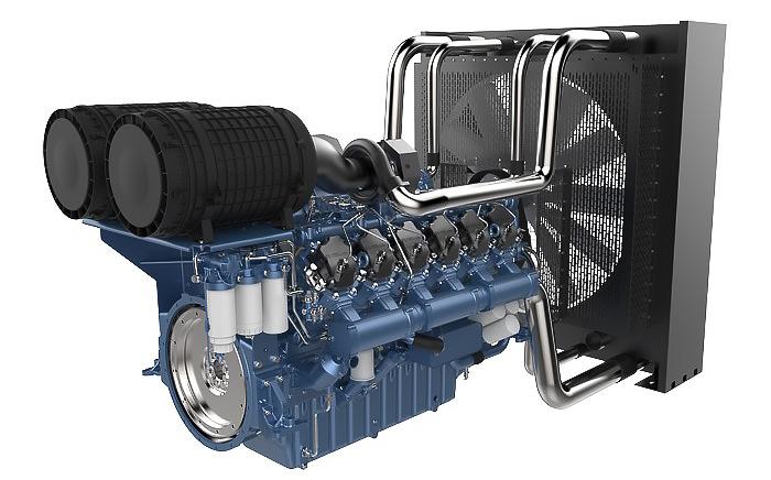 Дизельный двигатель Baudouin 12M33D1108E200