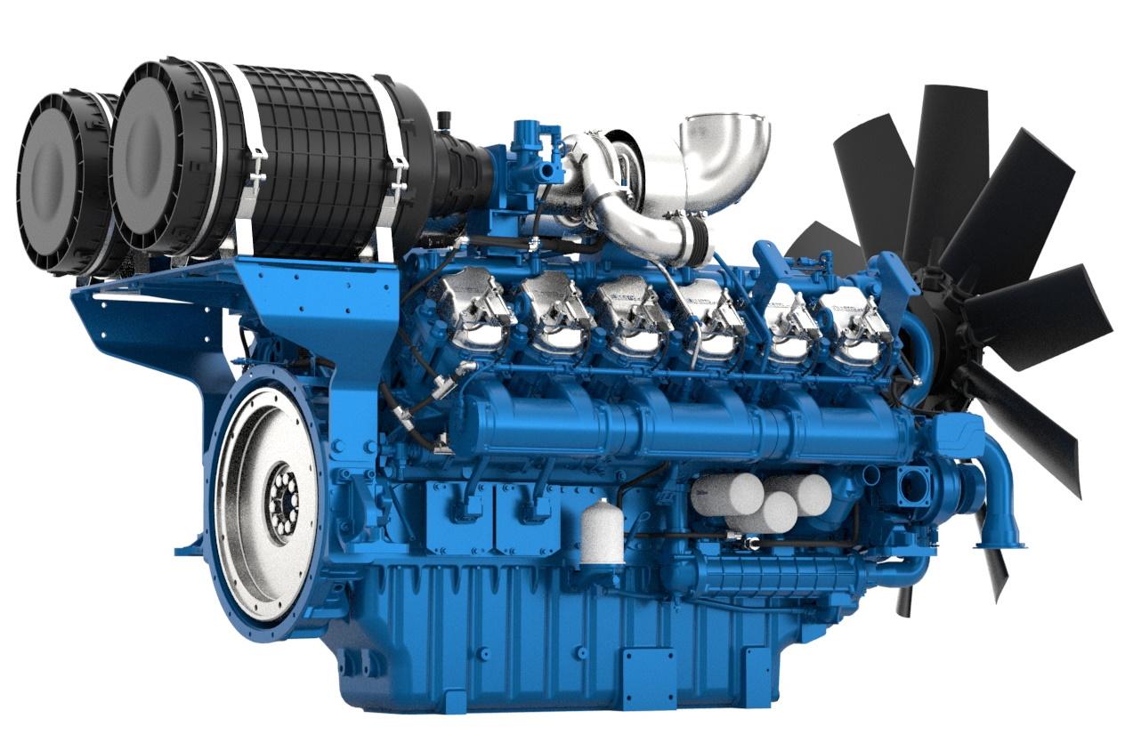 Газовый двигатель Baudouin 12M26G2N0/5