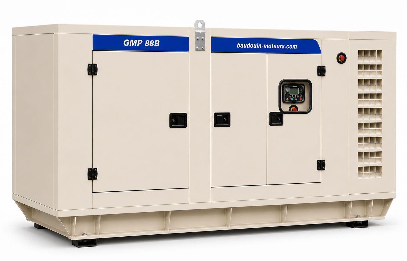 Дизельный генератор Baudouin GMP 88B в кожухе