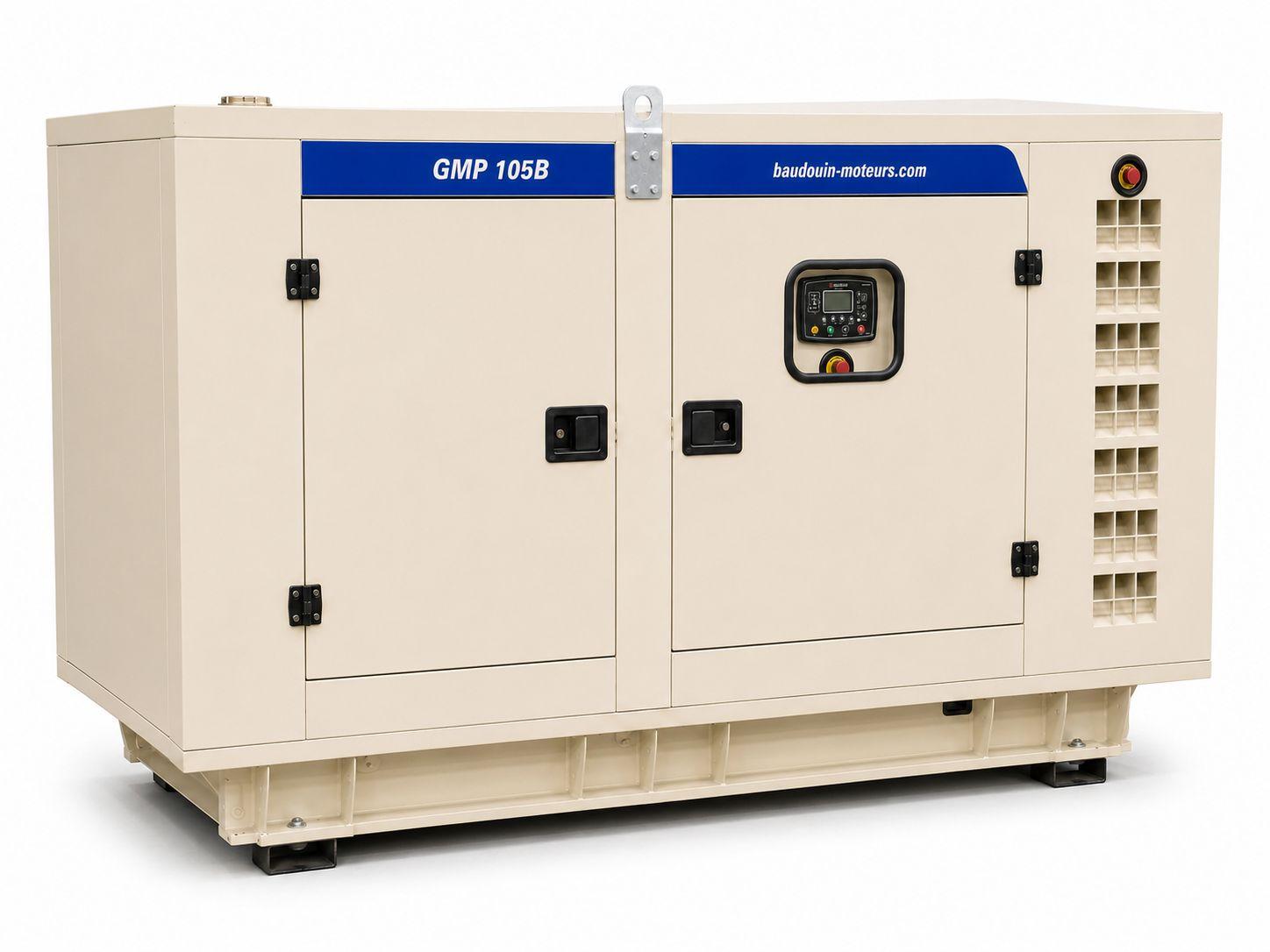 Дизельный генератор Baudouin GMP 105B в кожухе