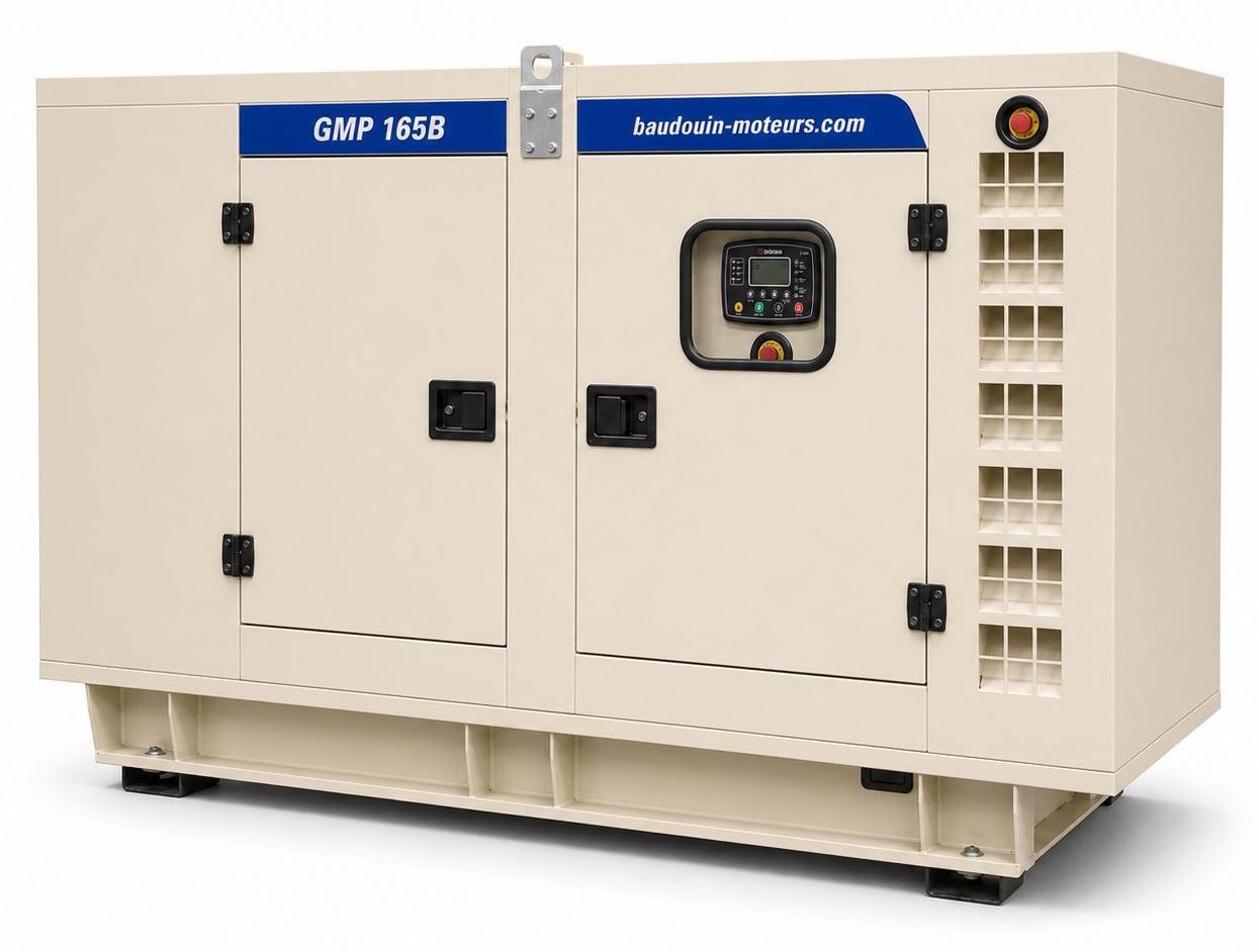 Дизельный генератор Baudouin GMP 165B в кожухе