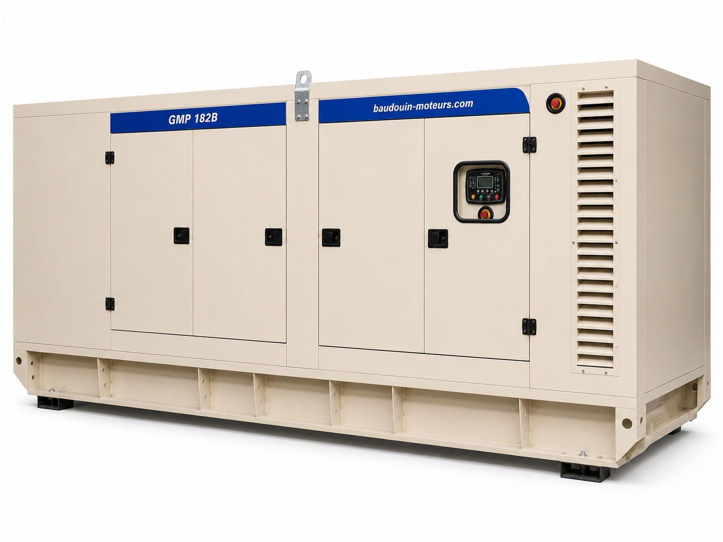 Дизельный генератор Baudouin GMP 182B в кожухе
