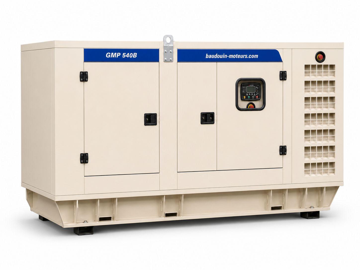 Дизельный генератор Baudouin GMP 540B в кожухе