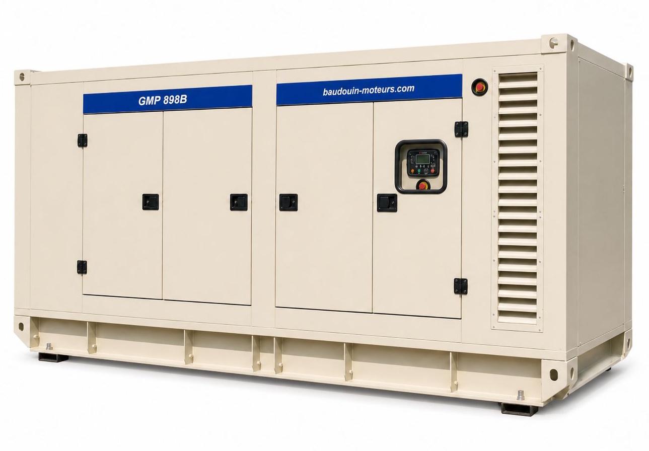 Дизельный генератор Baudouin GMP 898B в кожухе