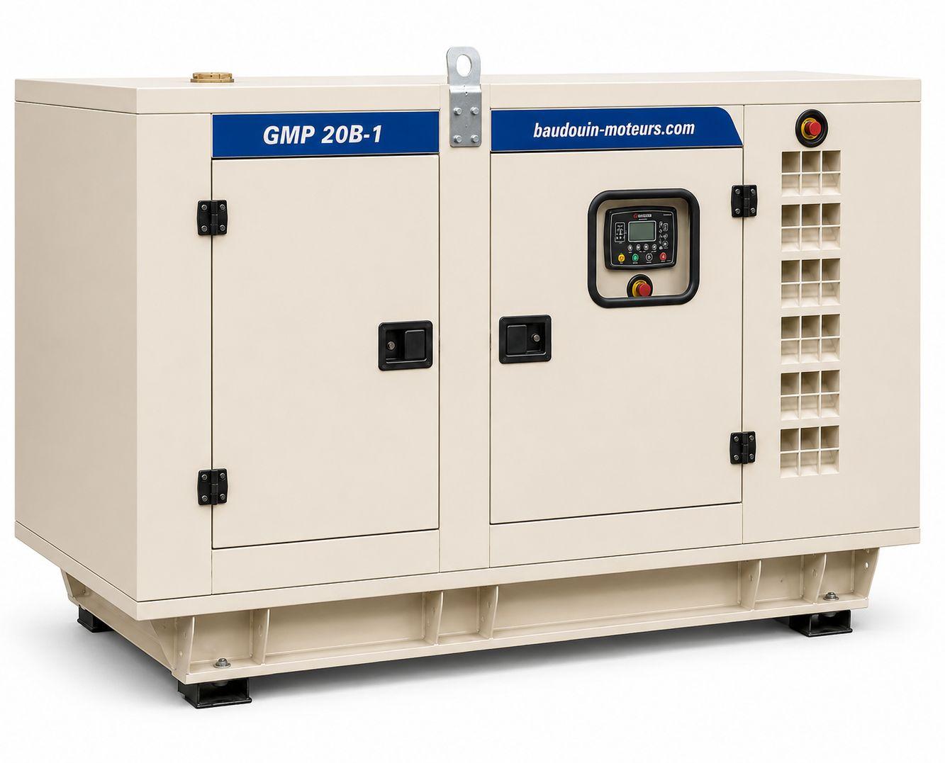 Дизельный генератор Baudouin GMP 20B-1 в кожухе