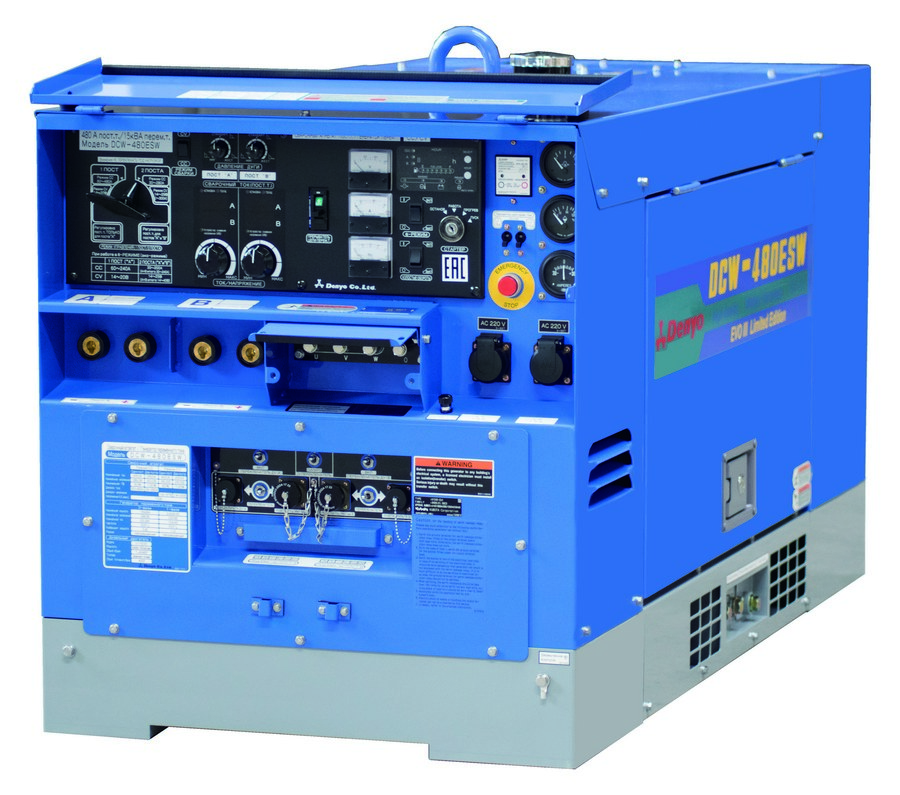 Сварочный генератор Denyo DCW-480ESW