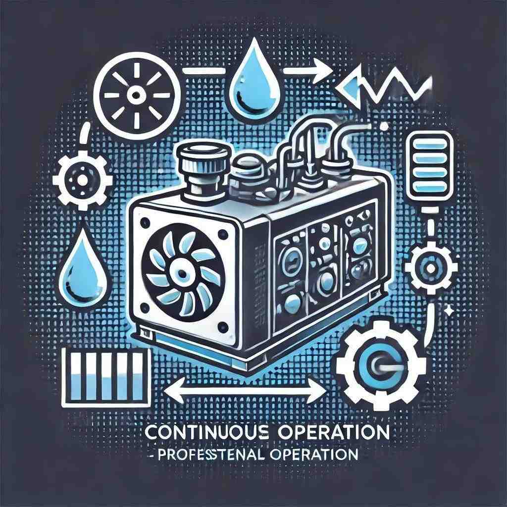 Насколько длительной может быть непрерывная работа генератора с жидкостным охлаждением?
