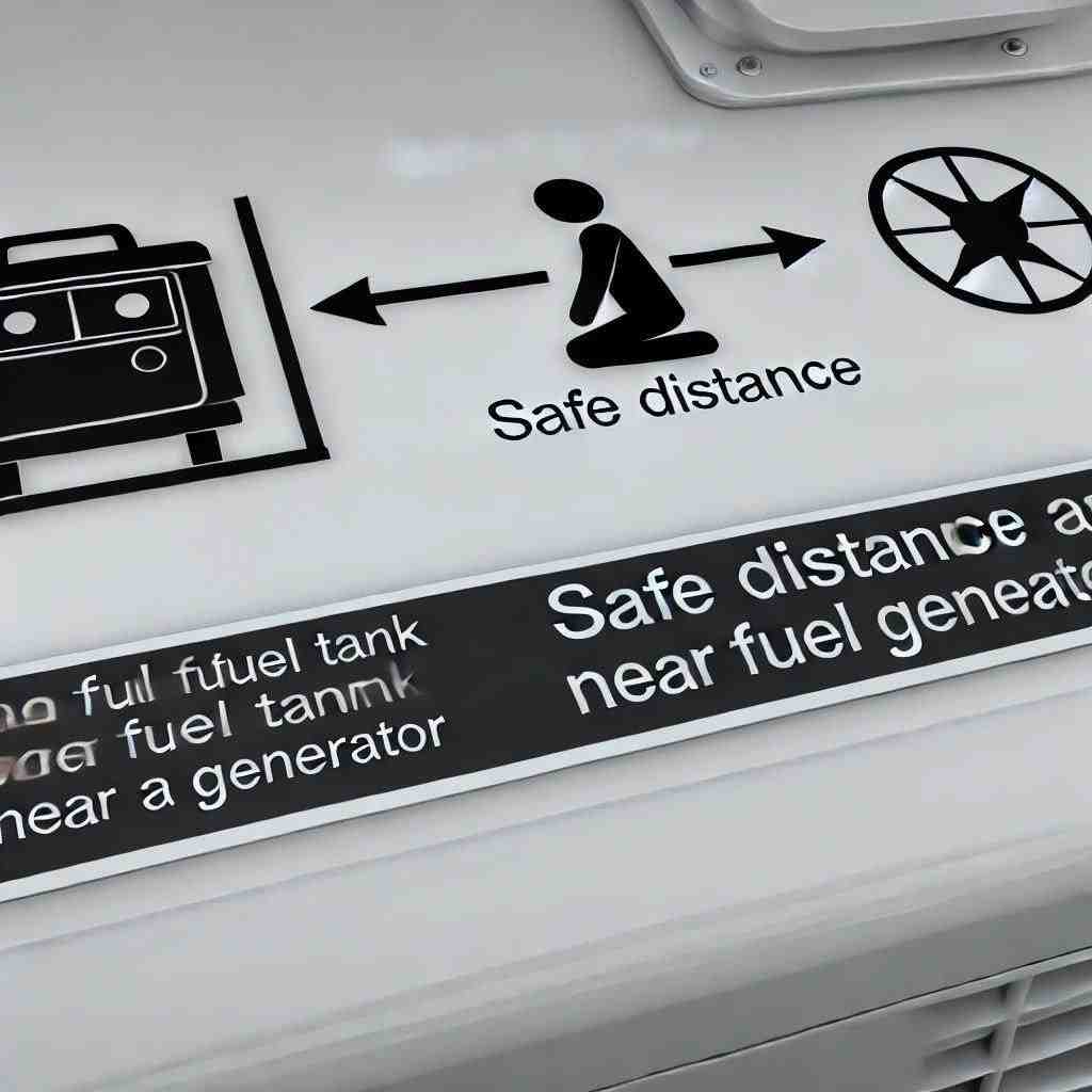 Возможна ли установка емкости с топливом непосредственно возле генератора?