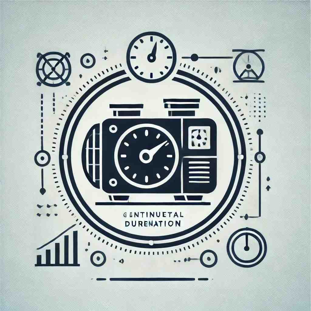 Какой продолжительности допускается непрерывный режим работы установки?