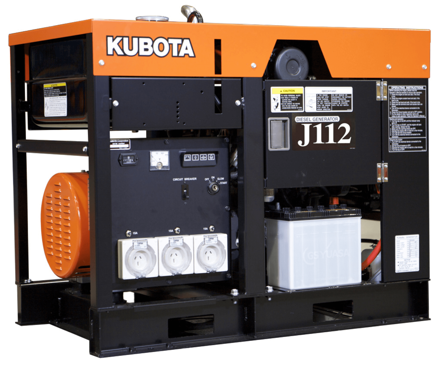 Генератор Kubota J 112