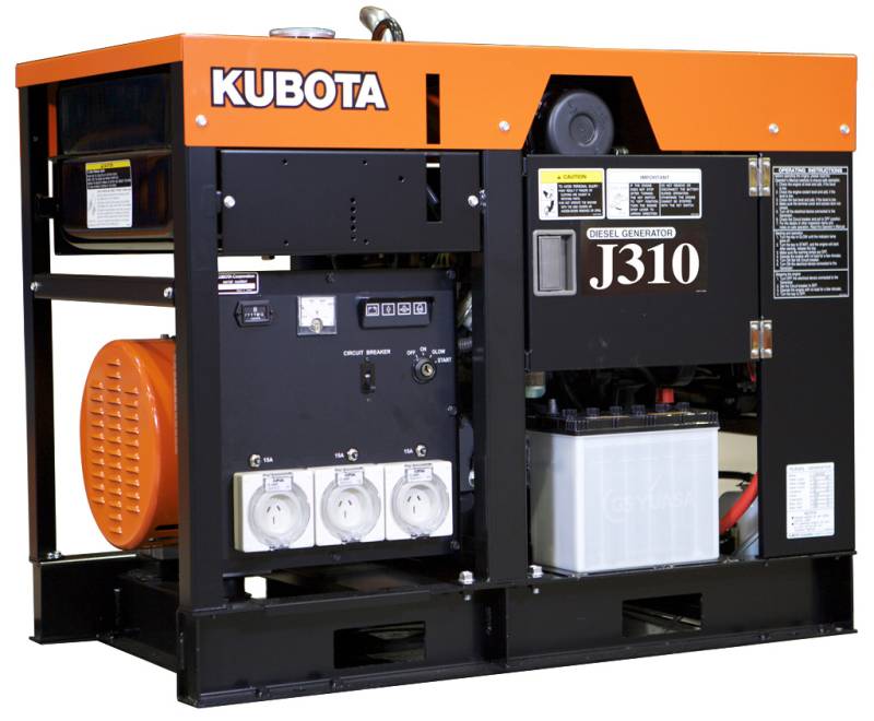Генератор Kubota J 310