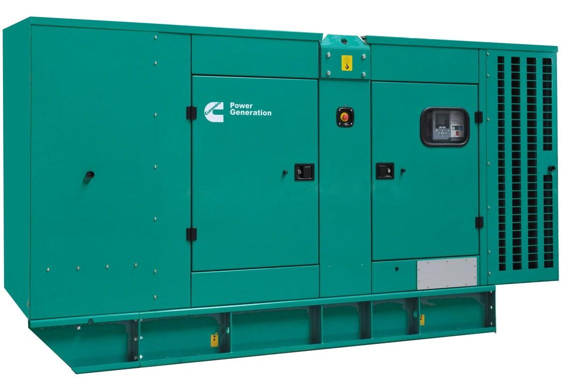 Генератор Cummins C275D5 в кожухе