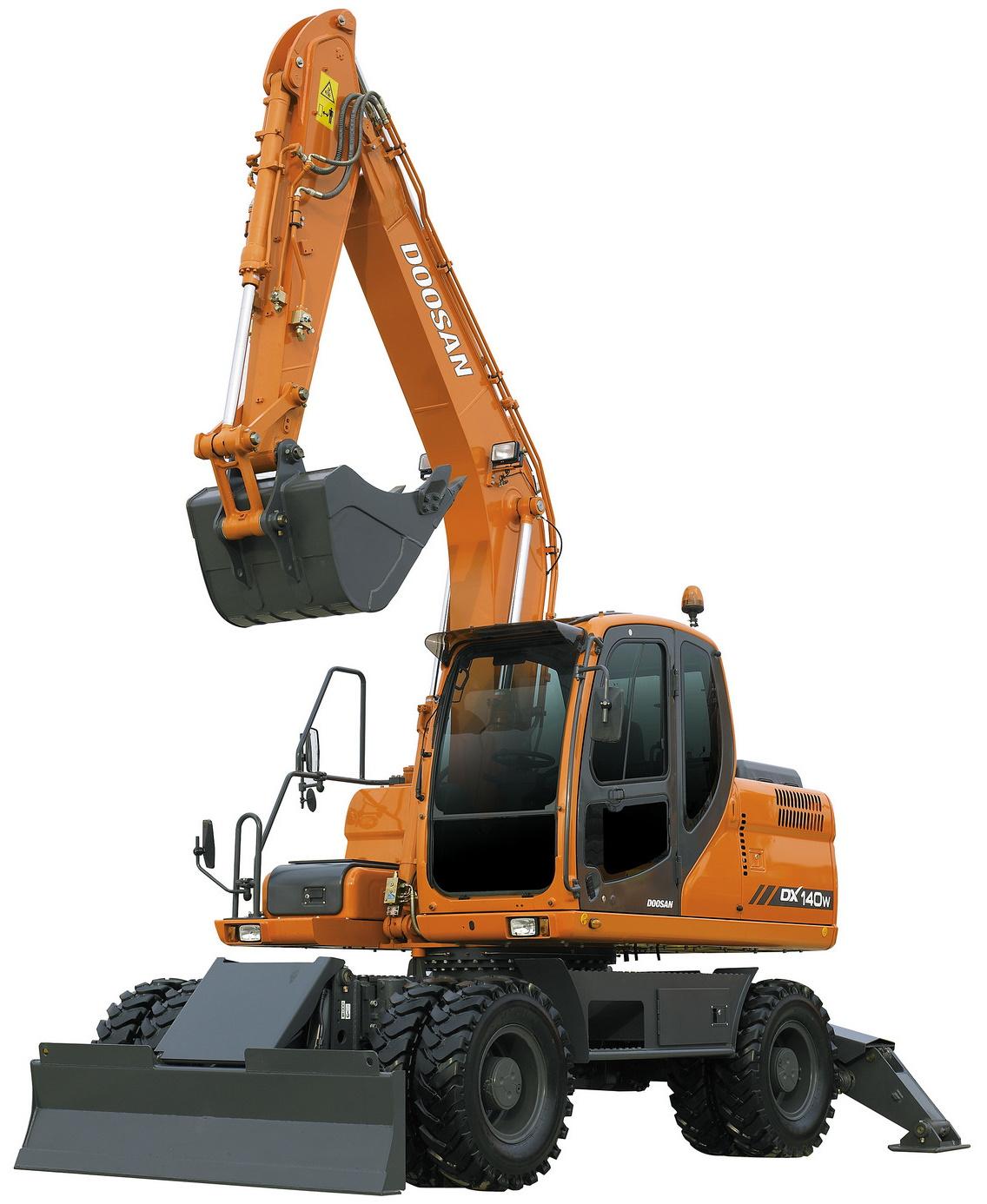 Колесный экскаватор DOOSAN DX140W