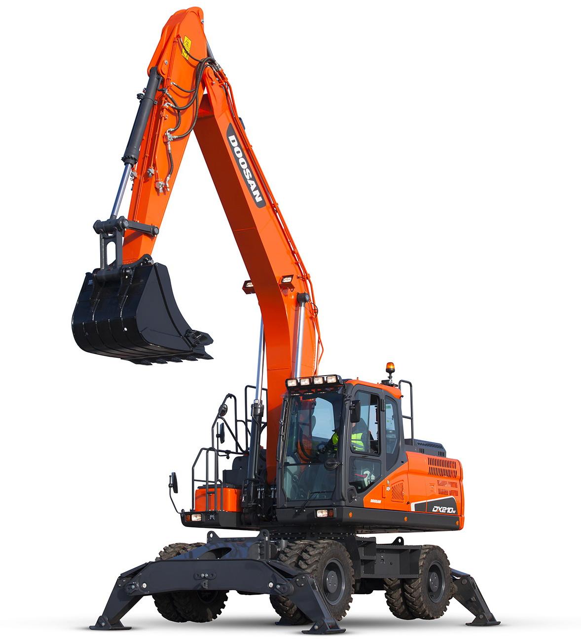 Колесный экскаватор DOOSAN DX210WA