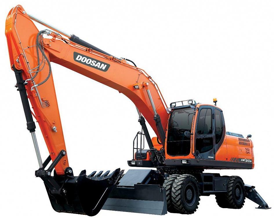 Колесный экскаватор DOOSAN DX210W