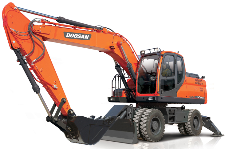 Колесный экскаватор DOOSAN DX190W