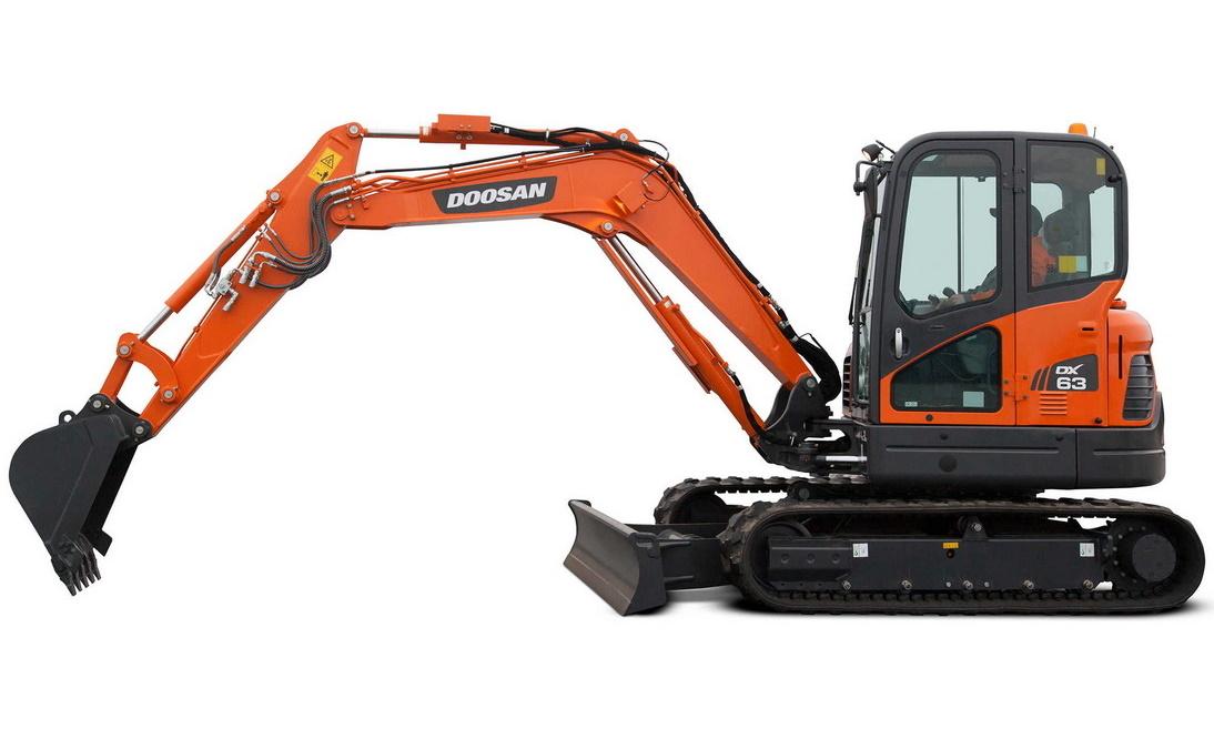Мини-экскаватор DOOSAN DX63-3