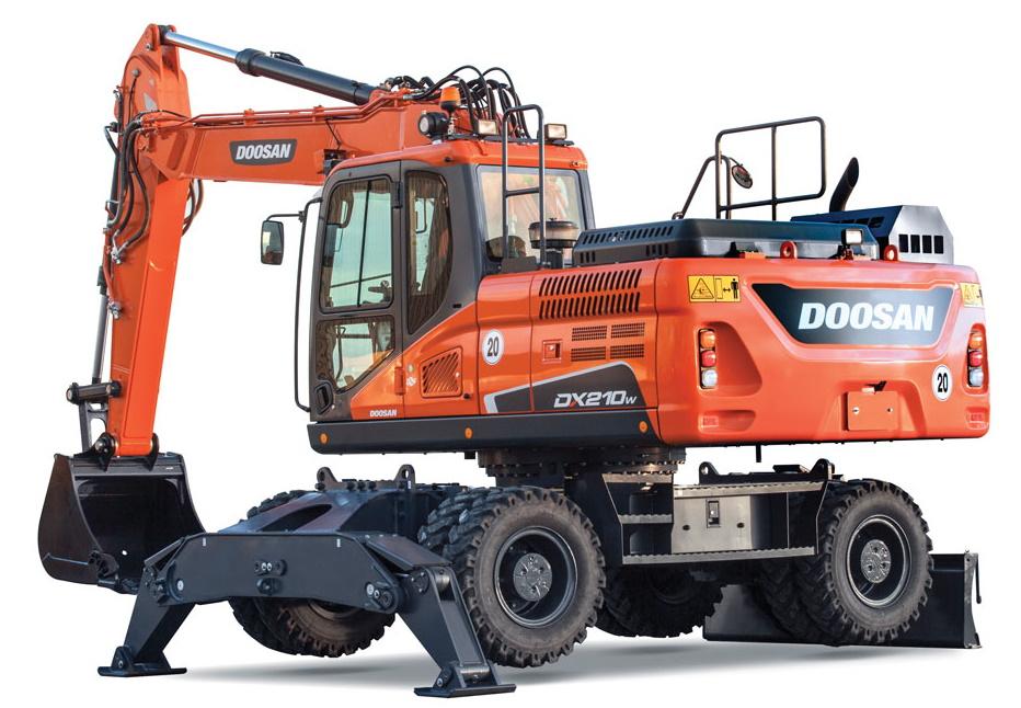Колесный экскаватор DOOSAN DX210WE-5