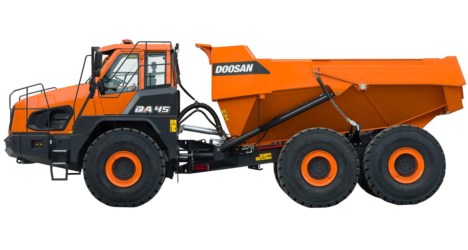 Шарнирно-сочлененный самосвал DOOSAN DA45