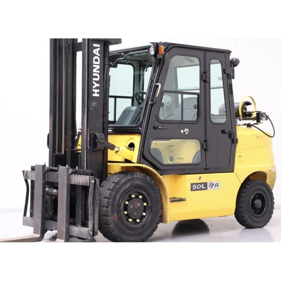 Газовый погрузчик Hyundai 50L-7A