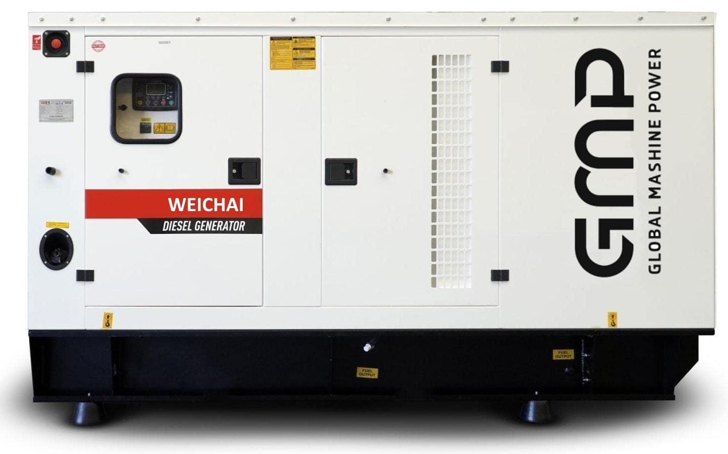 Дизельный генератор Weichai GMP 124 WA в кожухе