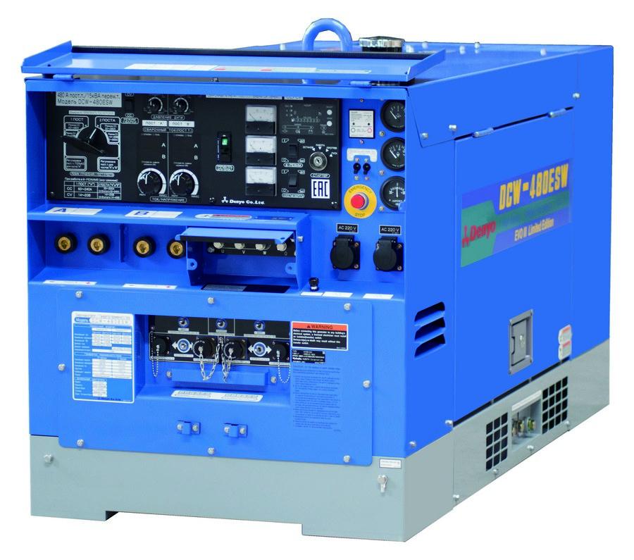 Сварочный генератор Denyo DCW-480ESW