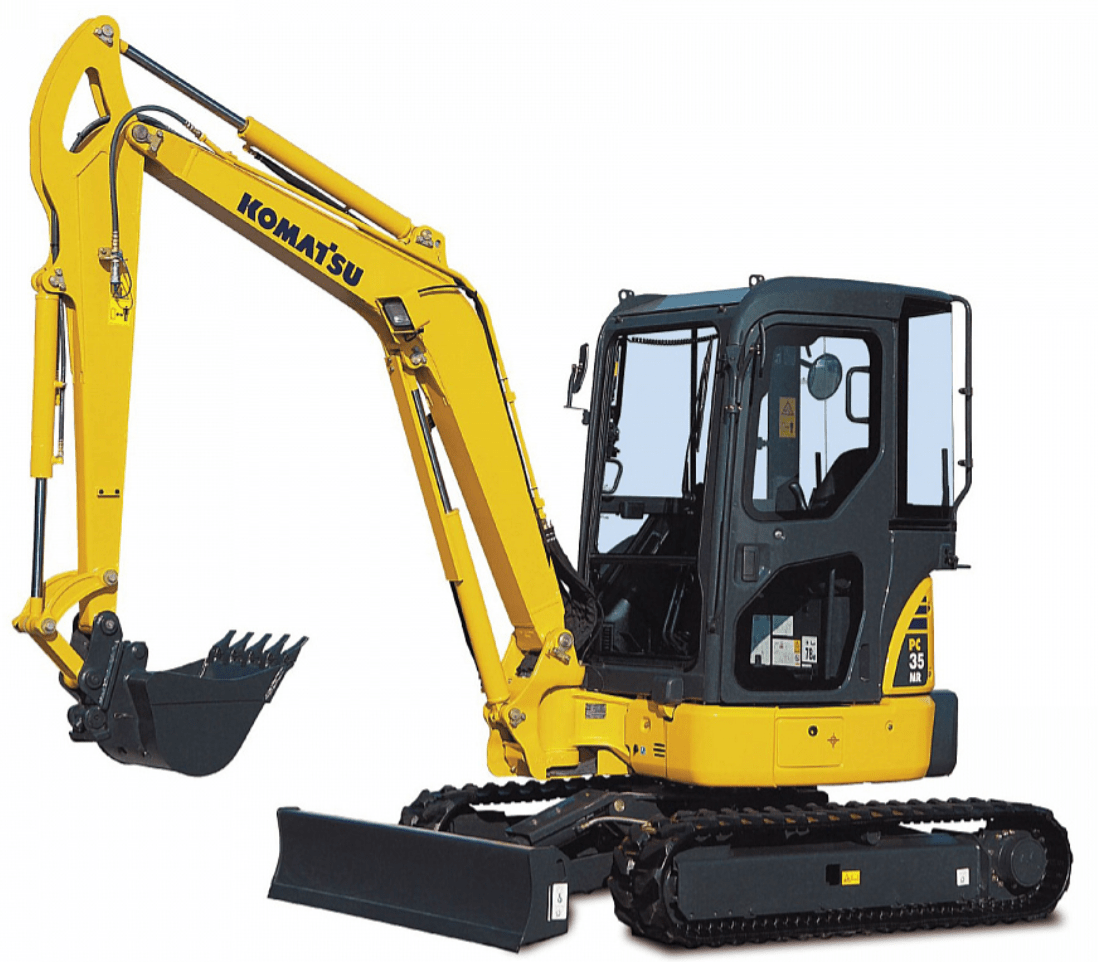 Мини-экскаватор Komatsu PC35MR-3 купить от поставщика — Экскаватор