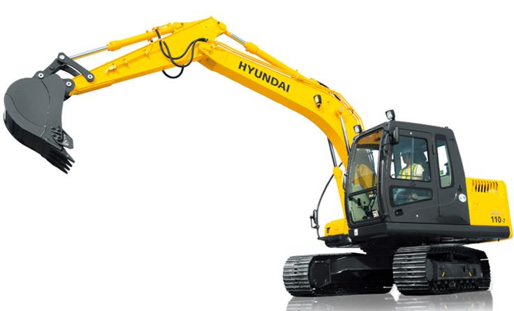 Гусеничный экскаватор Hyundai R110-7А