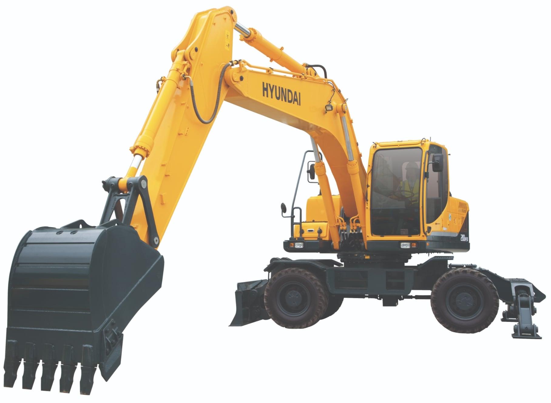 Колесный экскаватор Hyundai R210W-9S
