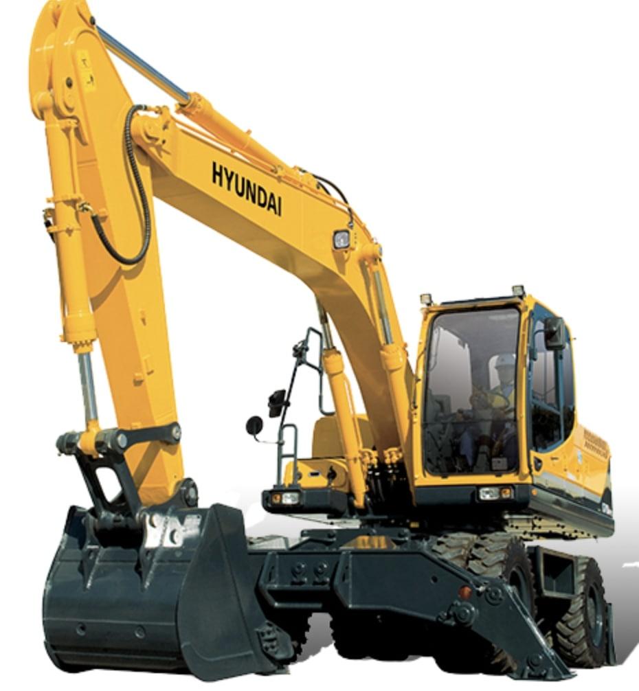 Колесный экскаватор Hyundai R170W-9