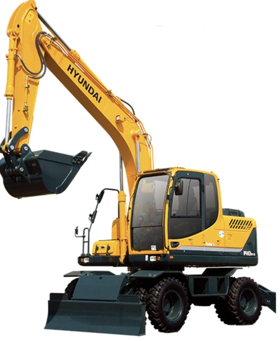 Колесный экскаватор Hyundai R140W-9