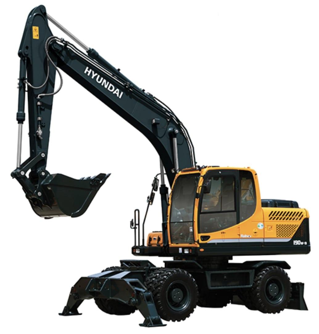 Колесный экскаватор Hyundai R190W-9