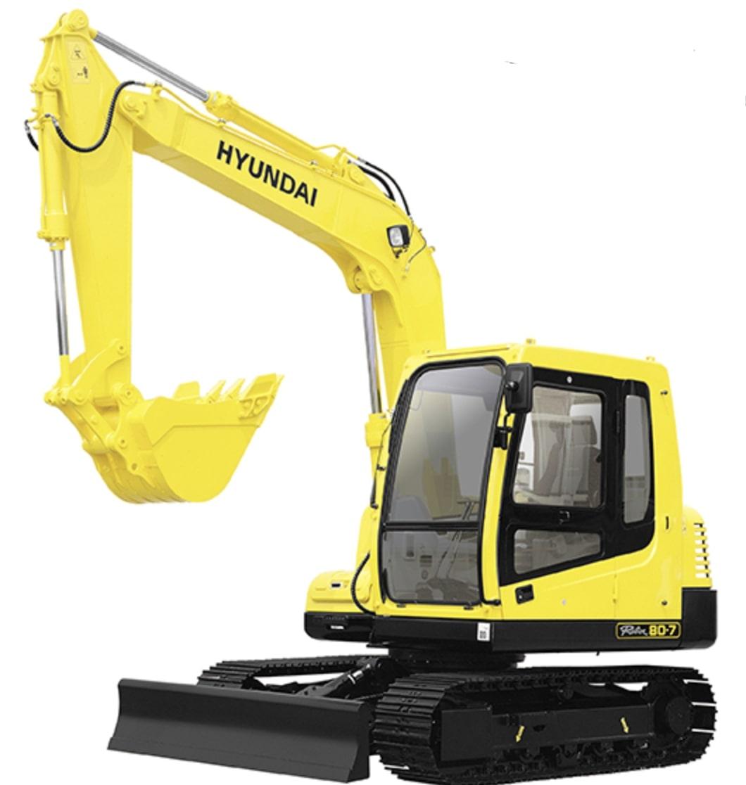 Гусеничный экскаватор Hyundai R80-7