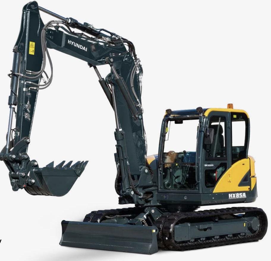 Гусеничный экскаватор Hyundai HX85A