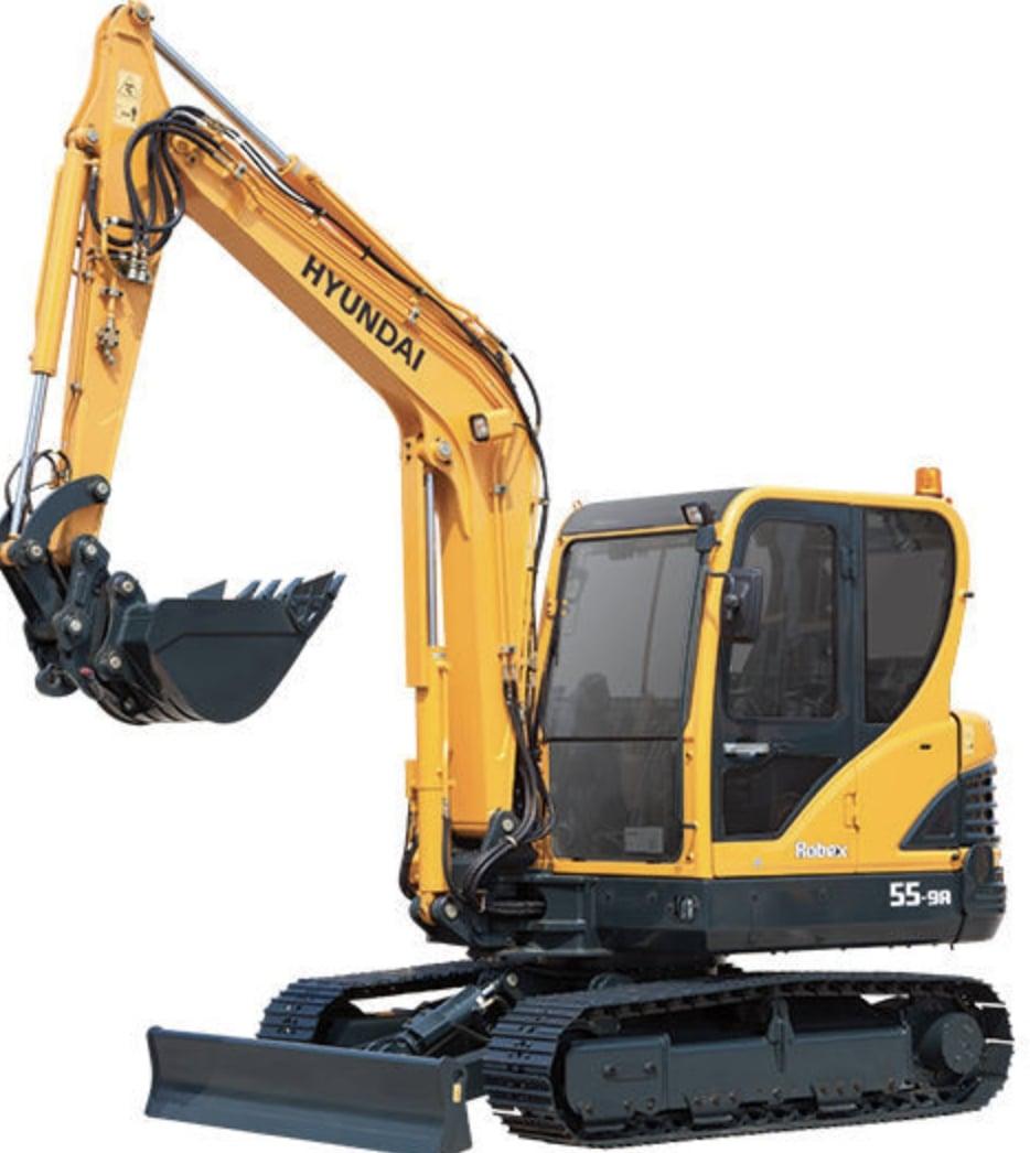 Гусеничный экскаватор Hyundai R55-9A