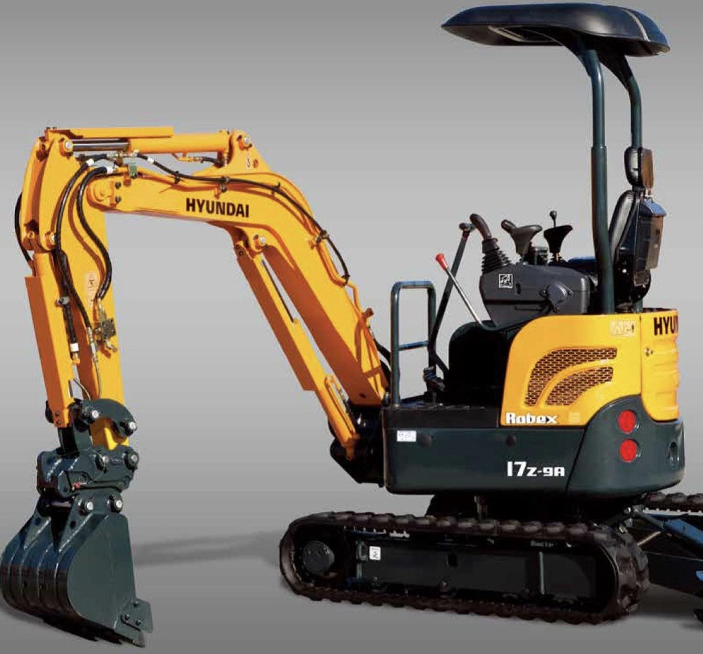 Гусеничный экскаватор Hyundai R17Z-9