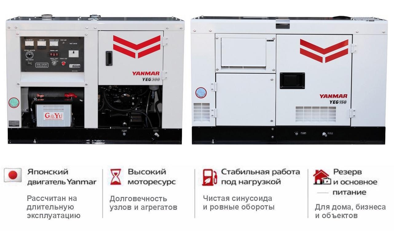 Генератор Yanmar YEG300DSHC-5B