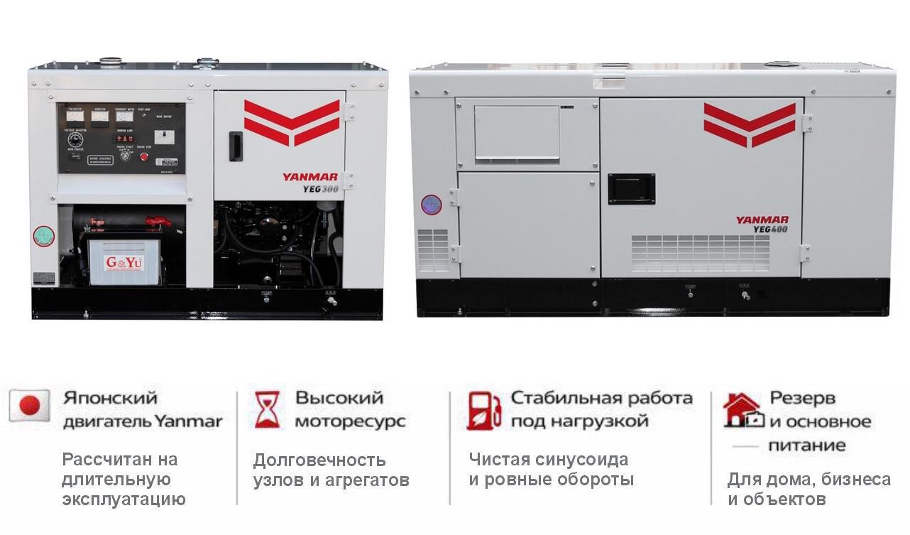 Генератор Yanmar YEG400DTHC-5B
