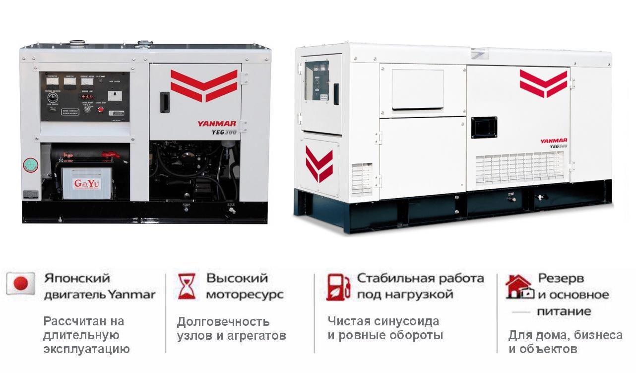 Генератор Yanmar YEG500DTHC-5B