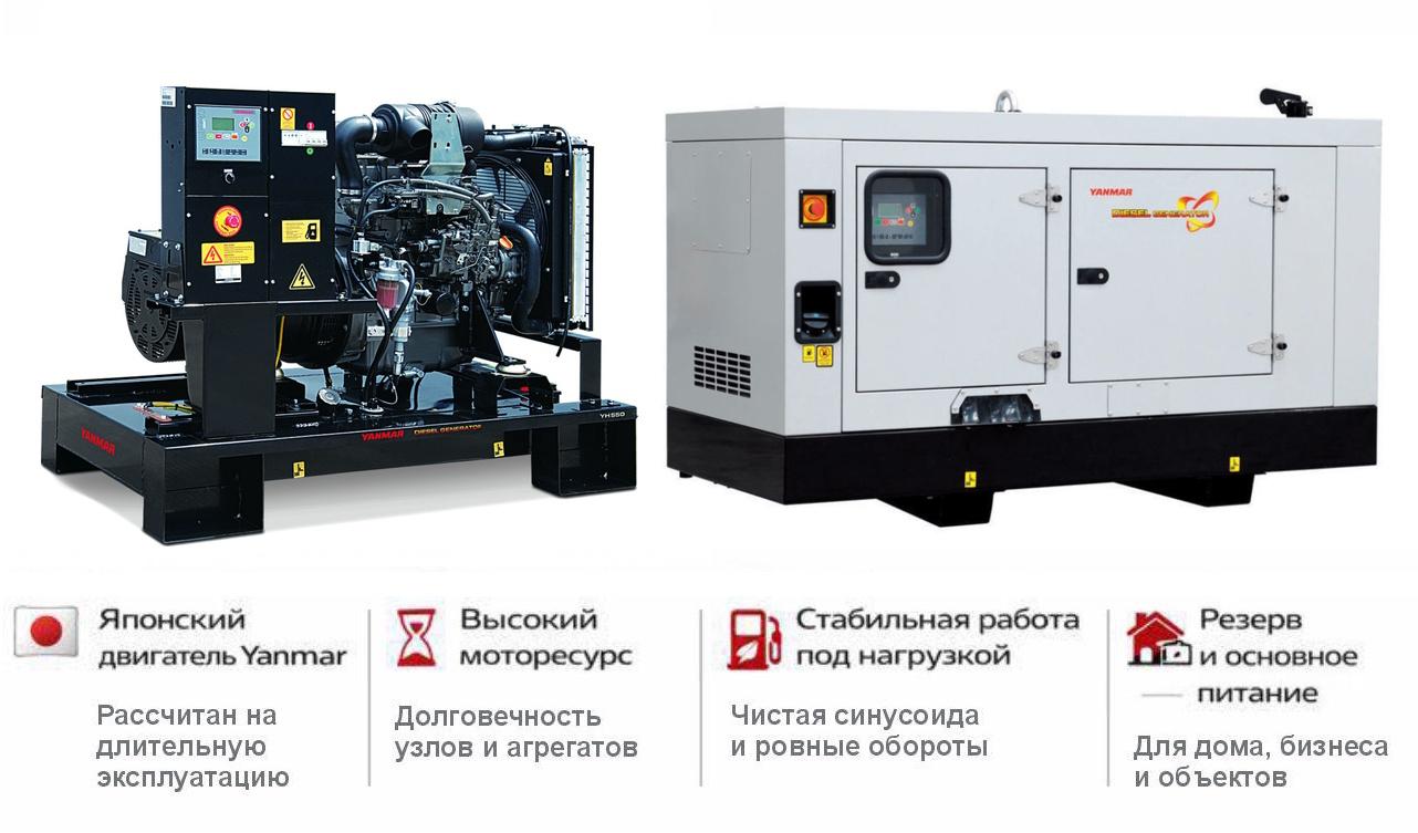 Генератор Yanmar YH440DTLS-5R