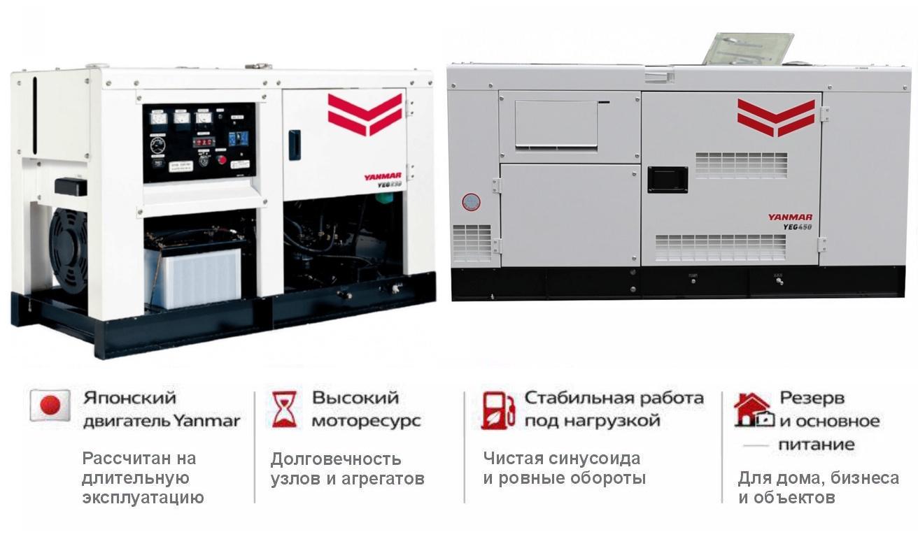 Генератор Yanmar YEG230DTLS-5B