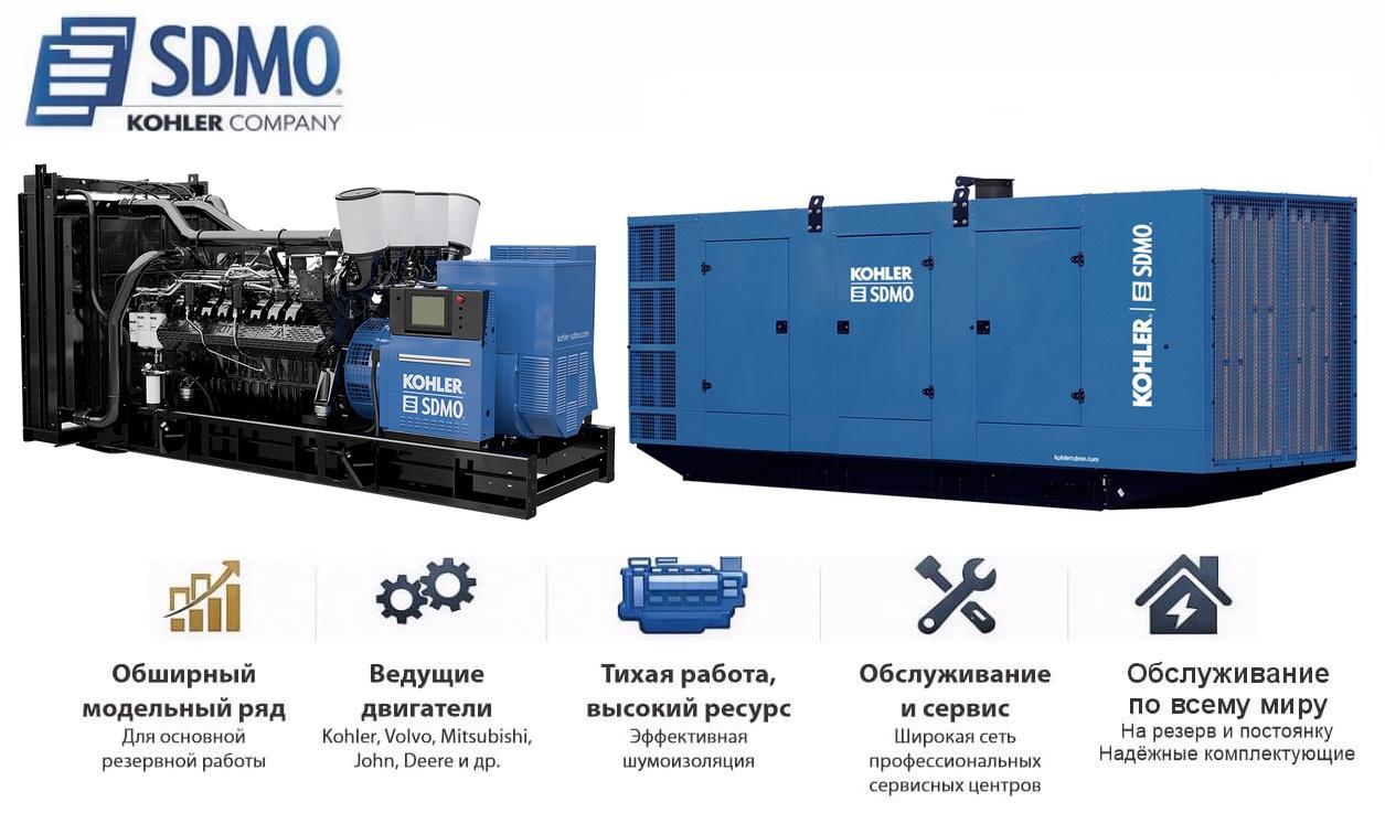 Генератор SDMO KD1440-E